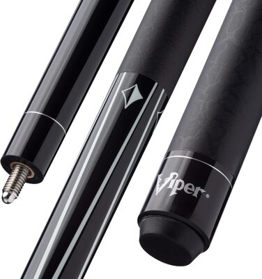 Більярдний кий Viper Diamant для пула, 147.3 см, 2-дільний, Black Stain, 19 унцій