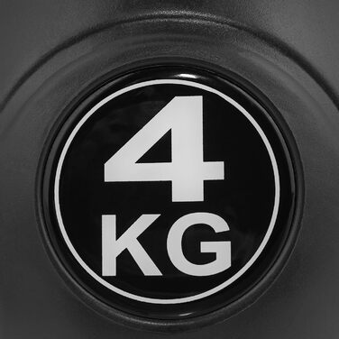 Kettlebell Relaxdays пластиковий, різні ваги, чорний, для фітнесу, для чоловіків і жінок