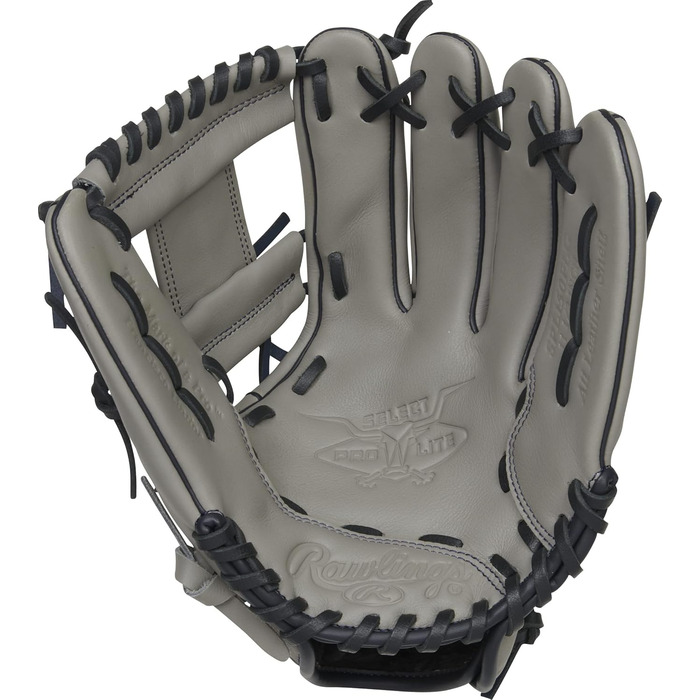 Рукавиця для бейсболу Rawlings Select Pro Lite Youth (11-12.5 дюймів) для інфілдера, права рука, сіра