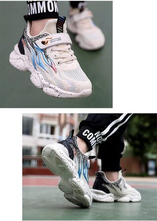 Дитячі кросівки для активного відпочинку: легкі, зручні, дихаючі. Підходять для хлопчиків та дівчаток, розмір 28-39 EU, білі.