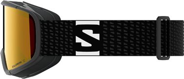 Дитячі окуляри Salomon Lumi NS Black Red для катання на лижах та сноуборді: комфорт, захист від сонця, міцність