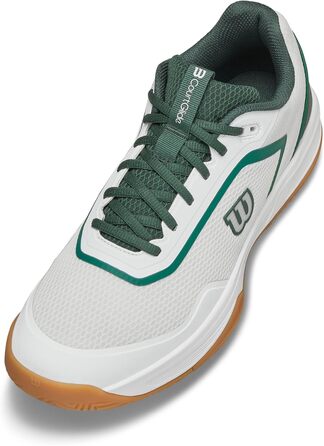 Тенісні кросівки Wilson Courtglide для чоловіків (44 EU, X-широкі, білий/сирамуд/гума)