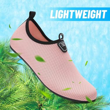 Взуття для плавання та водного спорту: Неопренові шльопанці та аквашузи для жінок та чоловіків, розмір 34-47, колір рожевий