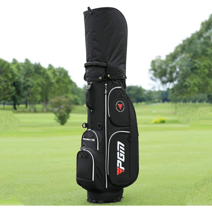 Сумка для гольфу PGM: стійка, легка, водонепроникна, з роздільниками на 5 клубів та ременем, для чоловіків та жінок
