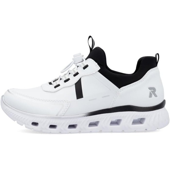 Жіночі сліпони Rieker M6062 білі комбіновані, розмір 39 EU