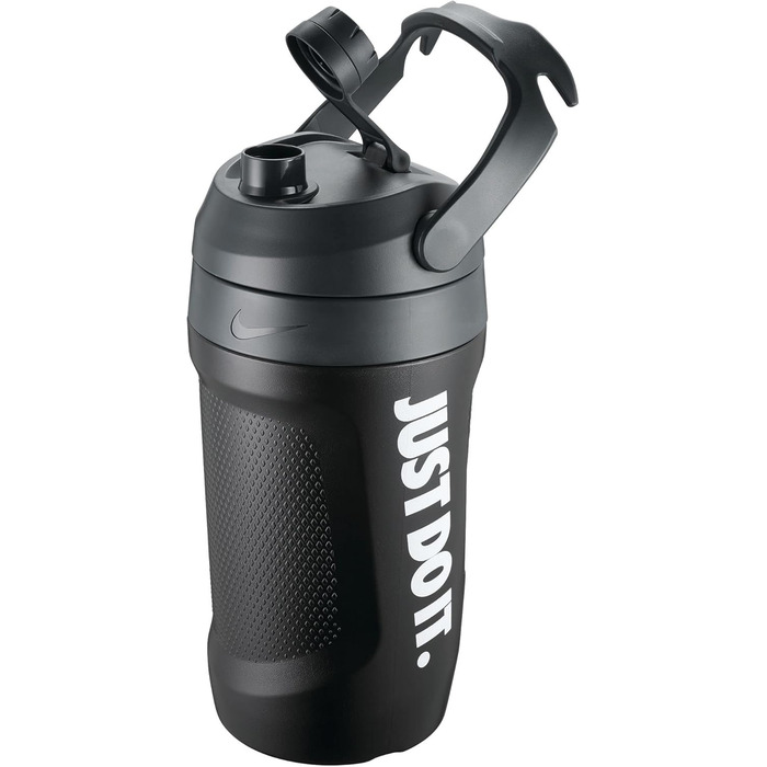 Термос-пляшка Nike Hyperfuel 1892 мл, чорна/антрацит/біла, ізоляційна, для дорослих, унісекс
