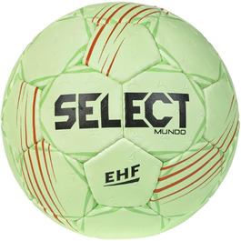 Гандбольний м'яч SELECT Mundo V22 зелений, для зали та вулиці