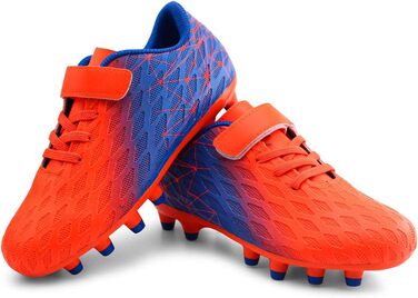 Дитячі футбольні бутси JABASIC Firm Ground для хлопчиків та дівчаток, 31 EU, помаранчеві