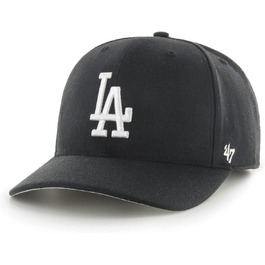 Кепка бейсболка MLB Los Angeles Dodgers Cold Zone MVP DP, унісекс, чорний/білий