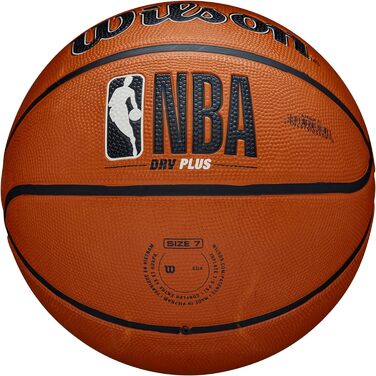 Баскетбольний м’яч Wilson NBA Drv Plus 5, коричневий, універсальний