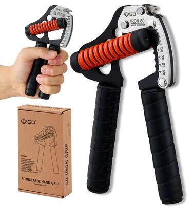 Handtrainer GD Iron Grip 12LV: Регульований тренажер для рук та зап'ястя (силиконовий хват 26-82 кг)