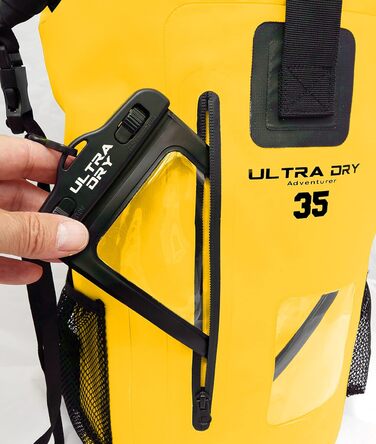 Водонепроникний рюкзак Dry Bag преміум-класу 35/55L, мішок для телефону, ідеальний для водних видів спорту та відпочинку (жовтий, 55 літрів)