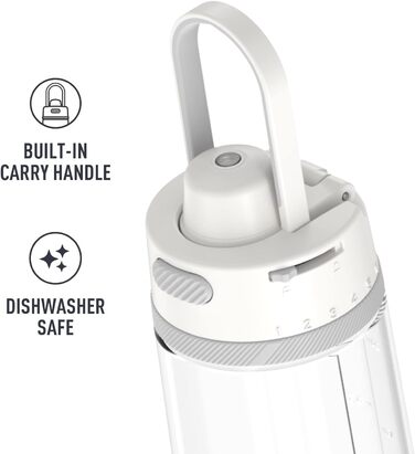 Термос-пляшка з носиком Thermos Graupel, біла, 680 мл