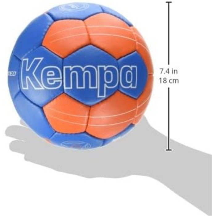 Гандбольний м'яч Kempa TONEO Competition Profile, розмір 3, синьо-червоний