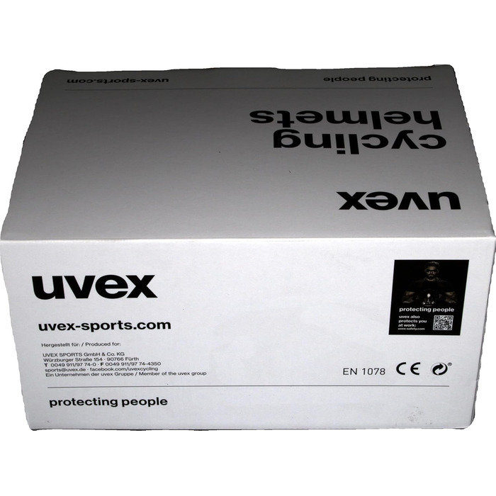 Велошолом Uvex Flash біло-синій, універсальний, регульований розмір 57-61 см, для чоловіків і жінок, знімна прана підкладка