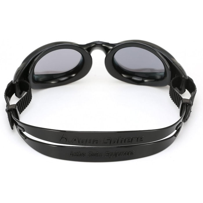 Окуляри для плавання Aqua Sphere Kaiman Regular Fit, прозорі лінзи, чорна оправа