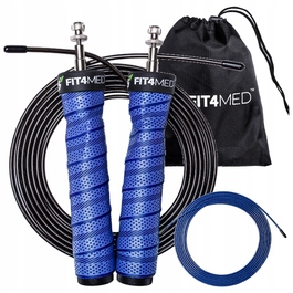 Стрибалка з пластику Fit4Med, 300 см, синя