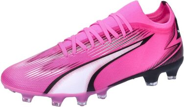 Кросівки футбольні PUMA Ultra Match Fg/Ag, 43 EU, рожевий/білий/чорний