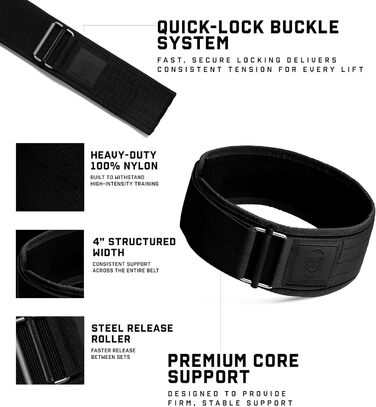 Пояс для важкої атлетики Gymreaper з неопрену 4