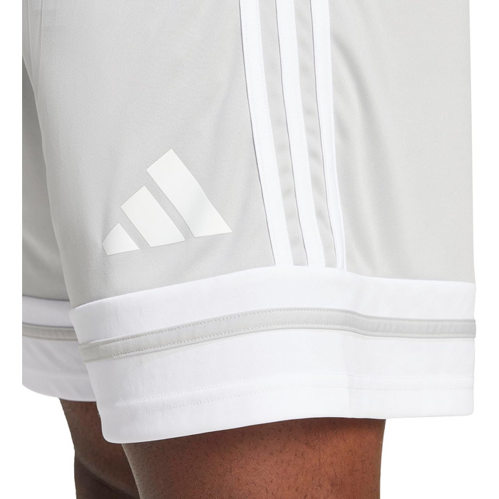 Спортивні чоловічі шорти adidas Squadra 25, колір Team Light Grey/White, розмір M