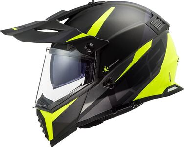 Мотошолом LS2 Pioneer Evo чорний, розмір XL