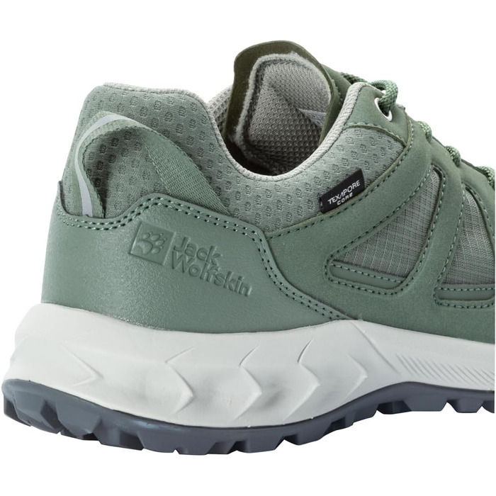 Жіночі трекінгові черевики Jack Wolfskin (39 EU, колір: Hedge Green)