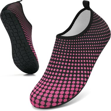 Шкарпетки для плавання та водних видів спорту, шкарпетки для басейну, шкарпетки для пляжу, антиковзкі, розмір 34-47 (40 EU, Rose Rot W995)
