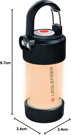 Ліхтар Ledlenser ML4 для кемпінгу та активного відпочинку, 300 люмен, 45 год, акумуляторний, з магнітним кабелем, тепле світло