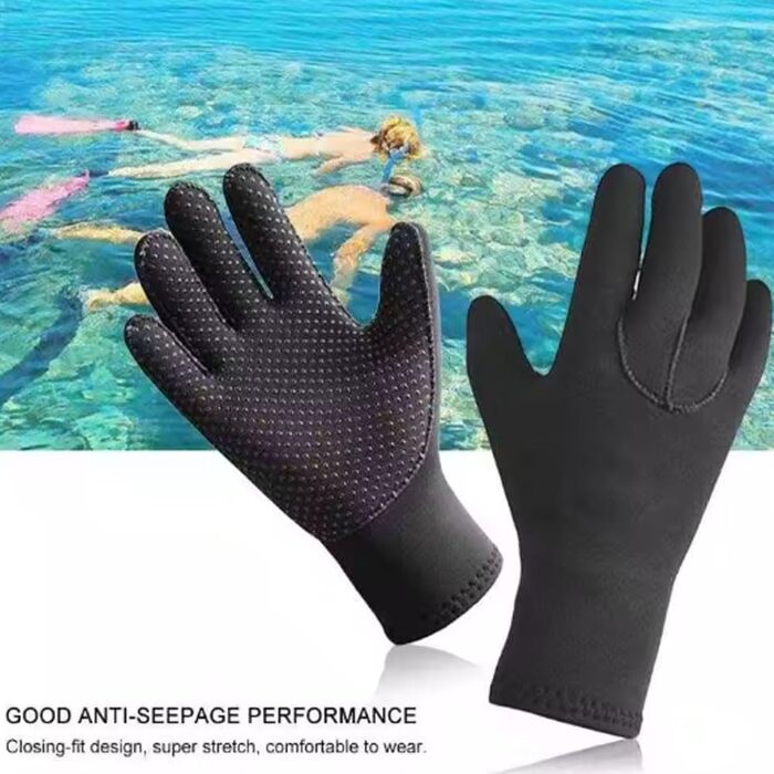 Рукавички для дайвінгу pdodo з неопрену 3/5 мм, чорні, непромокаючі, для чоловіків та жінок, для плавання, серфінгу та риболовлі