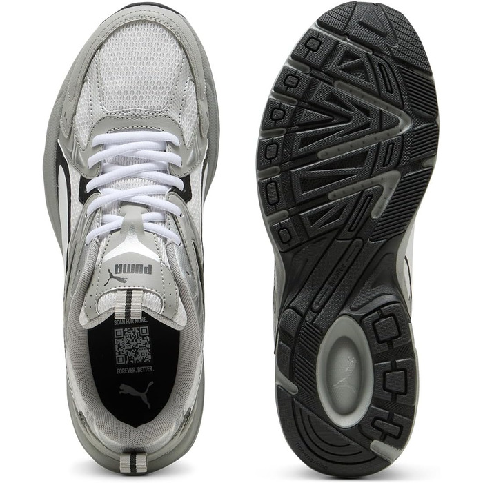 Кросівки Puma Milenio Tech (37.5 EU) Сірі з Чорним – Оригінал