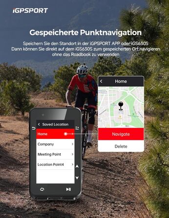 Велокомп'ютер iGPSPORT iGS630S GPS, 2.8