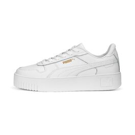 Жіночі кросівки PUMA Carina Street, білі з золотистими деталями, розмір 40 EU