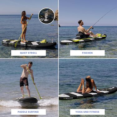 Надувна SUP-дошка HUIIKE з аксесуарами, для стоячого веслування, велика стабільність