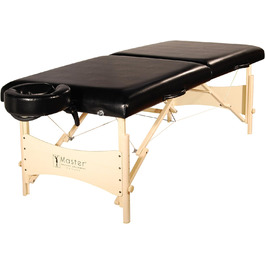 Складаний масажний стіл Master Massage Balboa 71 см, чорний глянець
