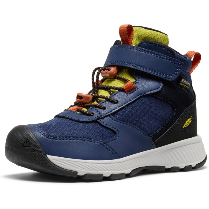 KEEN Skua Mid - водонепроникні трекінгові черевики для дітей та дорослих (37 EU, Naval Academy Rogue Green)