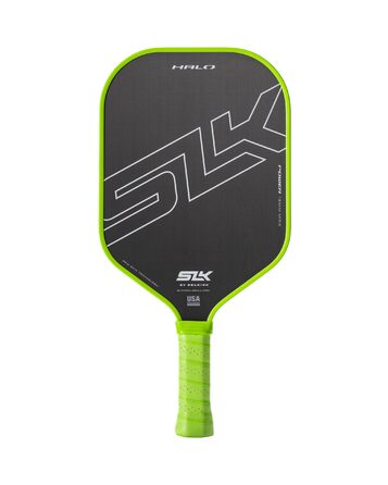 Pickleball ракетка Selkirk Sport SLK Halo: вуглецеве волокно, дизайн США, T700 Raw Carbon Fiber, 18K Ultraweave Control, Aramid Fiber Linkweave, зелена, 40.6 x 19.9 см