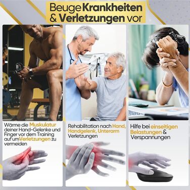 Тренування хватки рук STRABOZZ: набір для зміцнення пальців та передпліччя, регульований під навантаження