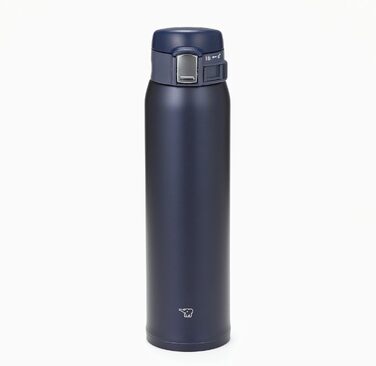 Термос-фляга Zojirushi SM-SF60-AD, 600 мл, нержавіюча сталь, морський синій, з кришкою One-Touch для пиття