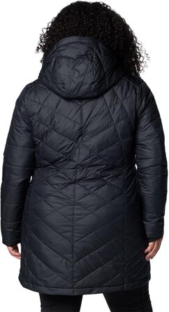 Жіноча зимова куртка-пальто Columbia First Generation Heavenly Long Hooded Jacket, чорна, розмір L