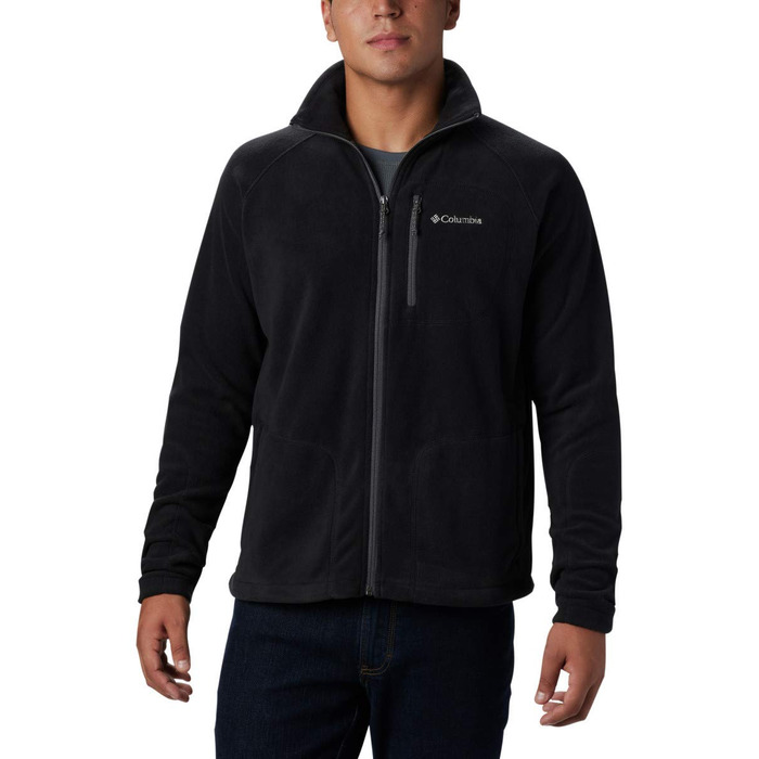 Чоловіча флісова куртка Columbia Fast Trek II Full Zip чорного кольору, розмір M
