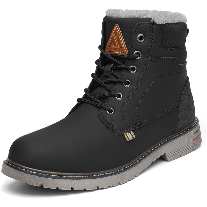 Зимові черевики Mishansha для жінок. Теплі, з підкладкою, зимові черевики та черевики на шнурівці, розміри 36-42 EU, 40 EU, чорний колір