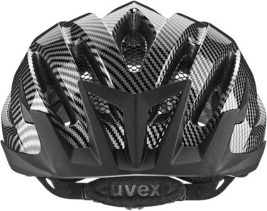 Велошолом Uvex Viva 3 для жінок і чоловіків, чорний матовий, регульований розмір 52-57 см, легкий, знімна підкладка