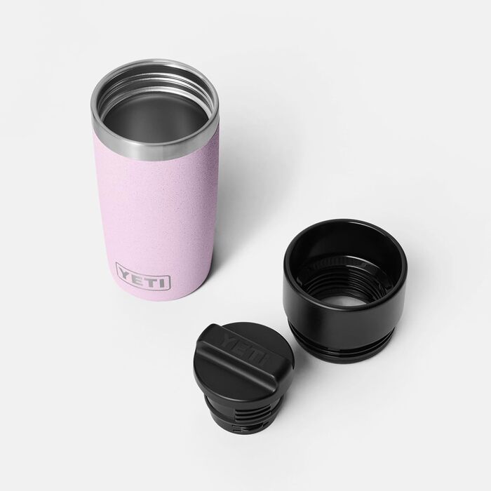 Термофляга YETI Rambler 12 oz (355 мл) з кришкою Commuter, нержавіюча сталь, ізольована, колір Cherry Blossom