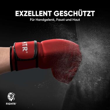 Боксерські рукавички для дітей FIGHTR® 04/06 oz з мішком для перенесення | для боксу, MMA, муай-тай, кікбоксингу та єдиноборств | червоні