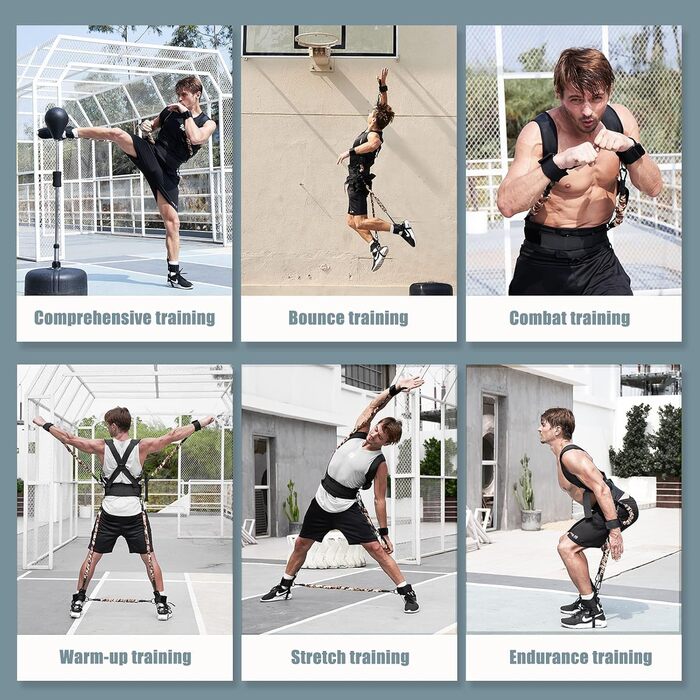 Резинки для боксу та ММА: повний комплект для тренувань з опором 240LB