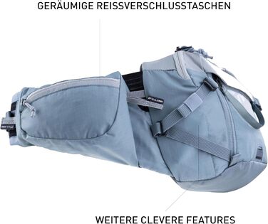 Поясна сумка EVOC HIP PACK PRO 3л з питною системою 1,5л, система вентиляції, регульований пояс, колір Stone-Steel