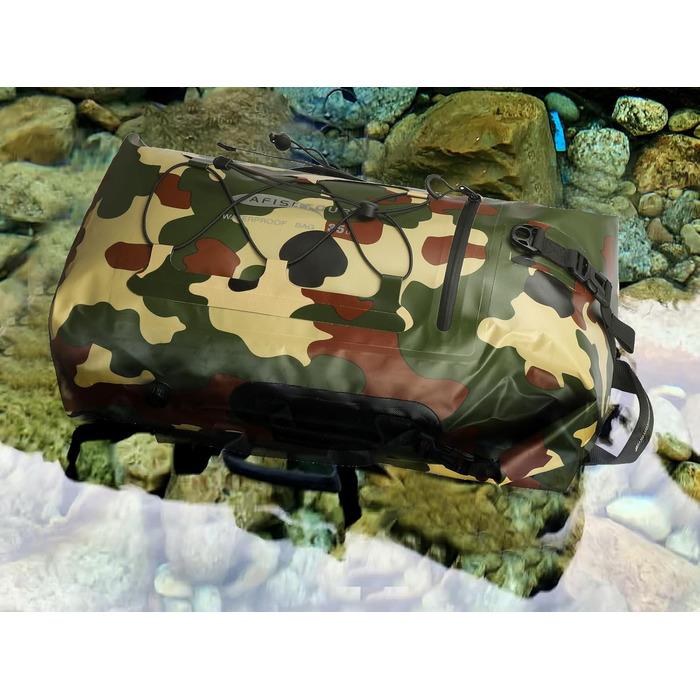 Водонепроникний рюкзак Dry Bag 35L для каякінгу та рафтингу (зелений)