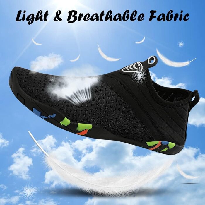 Чоловічі та жіночі аквашузи Barfußschuhe, дихаючі, швидковисихаючі, антиковзкі, зелені (36-42 EU)