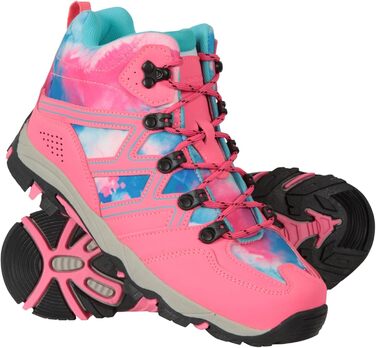 Дитячі трекінгові черевики Mountain Warehouse Oscar - рожеві, з високим підйомом, для туризму та прогулянок