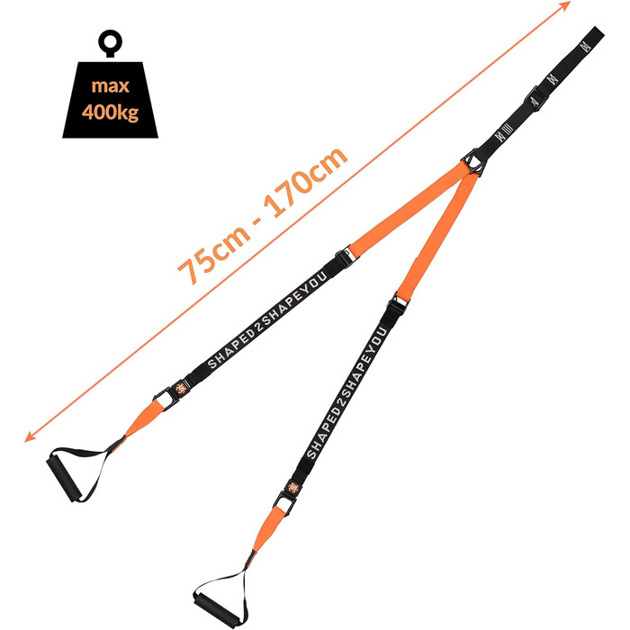 Преміум набір для тренувань Sling Trainer V.2025 з рушником, рюкзаком та інструкцією - підвісний тренажер для функціональних тренувань з кріпленням до дверей + сертифікат якості